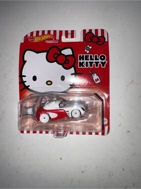 Hot Wheels Hello Kitty Red and White Collectible Toy Car